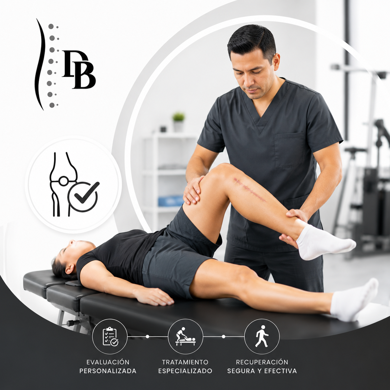 Rehabilitación postquirúrgica con fisioterapia